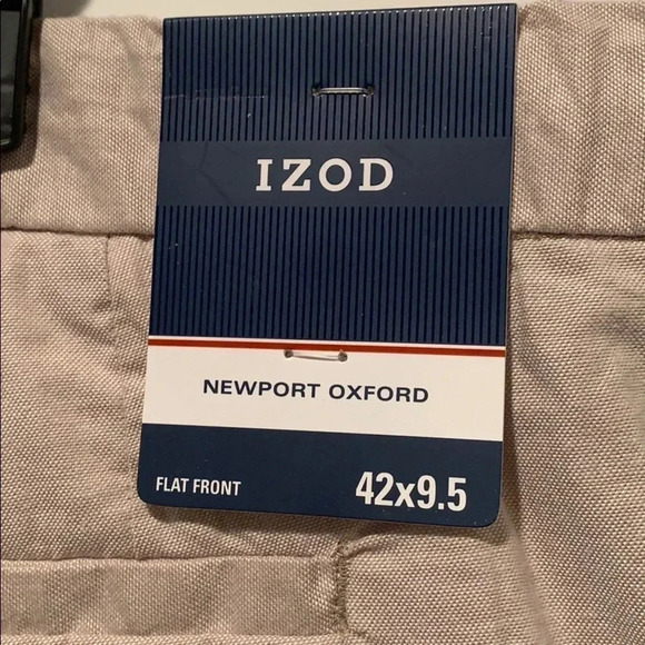 IZOD Bermuda Golf Shorts Newport Oxford 42 Waist NWT - Picture 7 of 11
